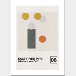 East River Pipe / Minimalist Graphic Artwork Poster Design Posters and Art